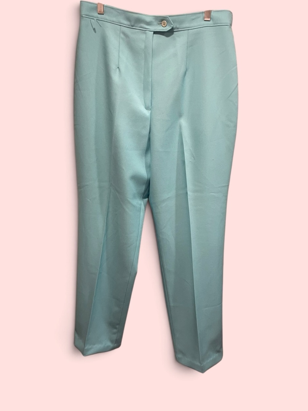 Vintage 70s baby blue Sears grannycore trousers golden girls costume